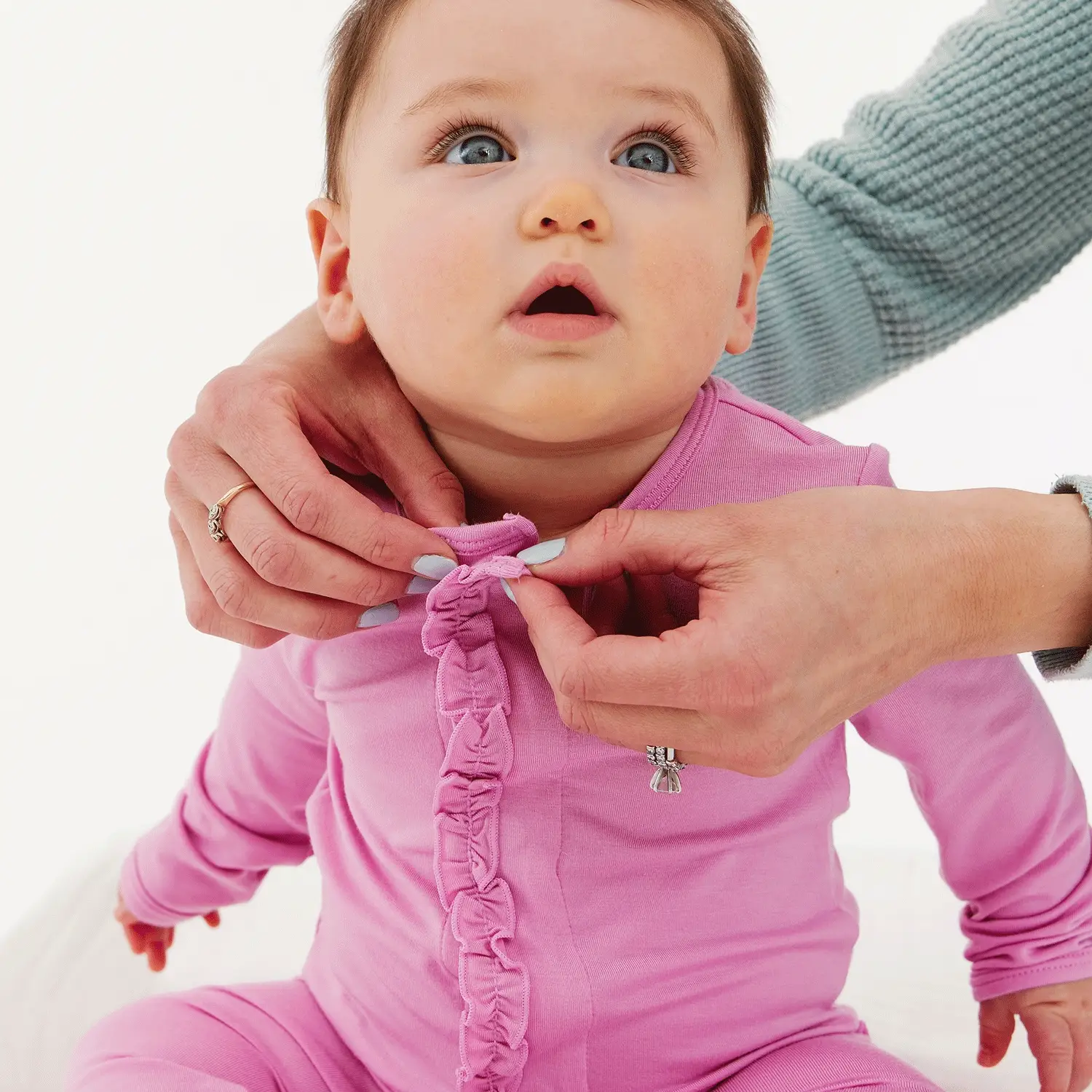 amelia modal magnetic parent favorite footie with ruffle - re-loved - Image 4