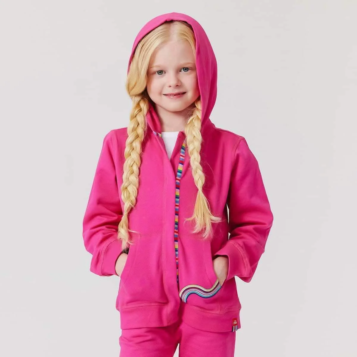 berry crush organic cotton magnetic hoodie - re-loved