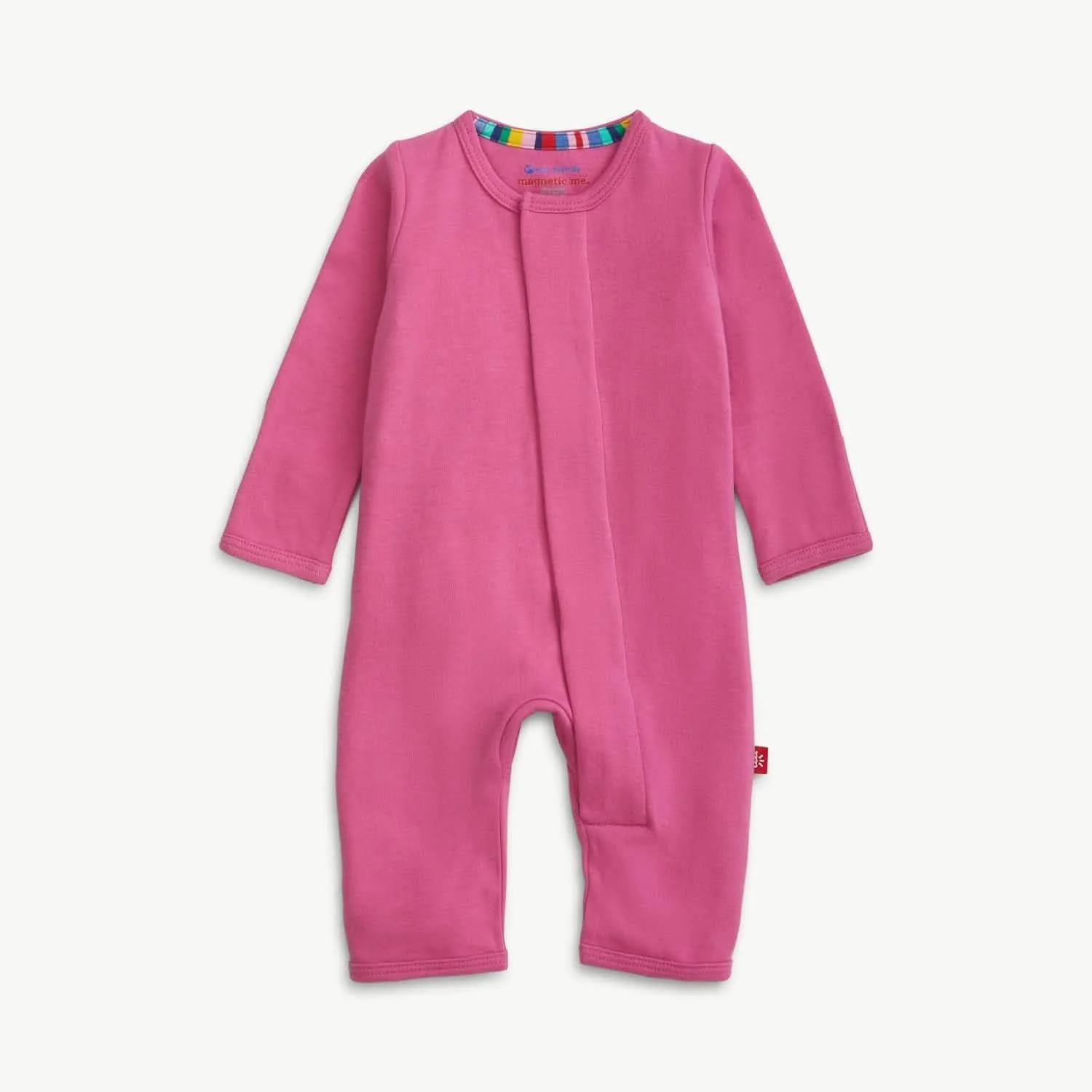 berry wine organic cotton magnetic coverall - re-loved - Image 2