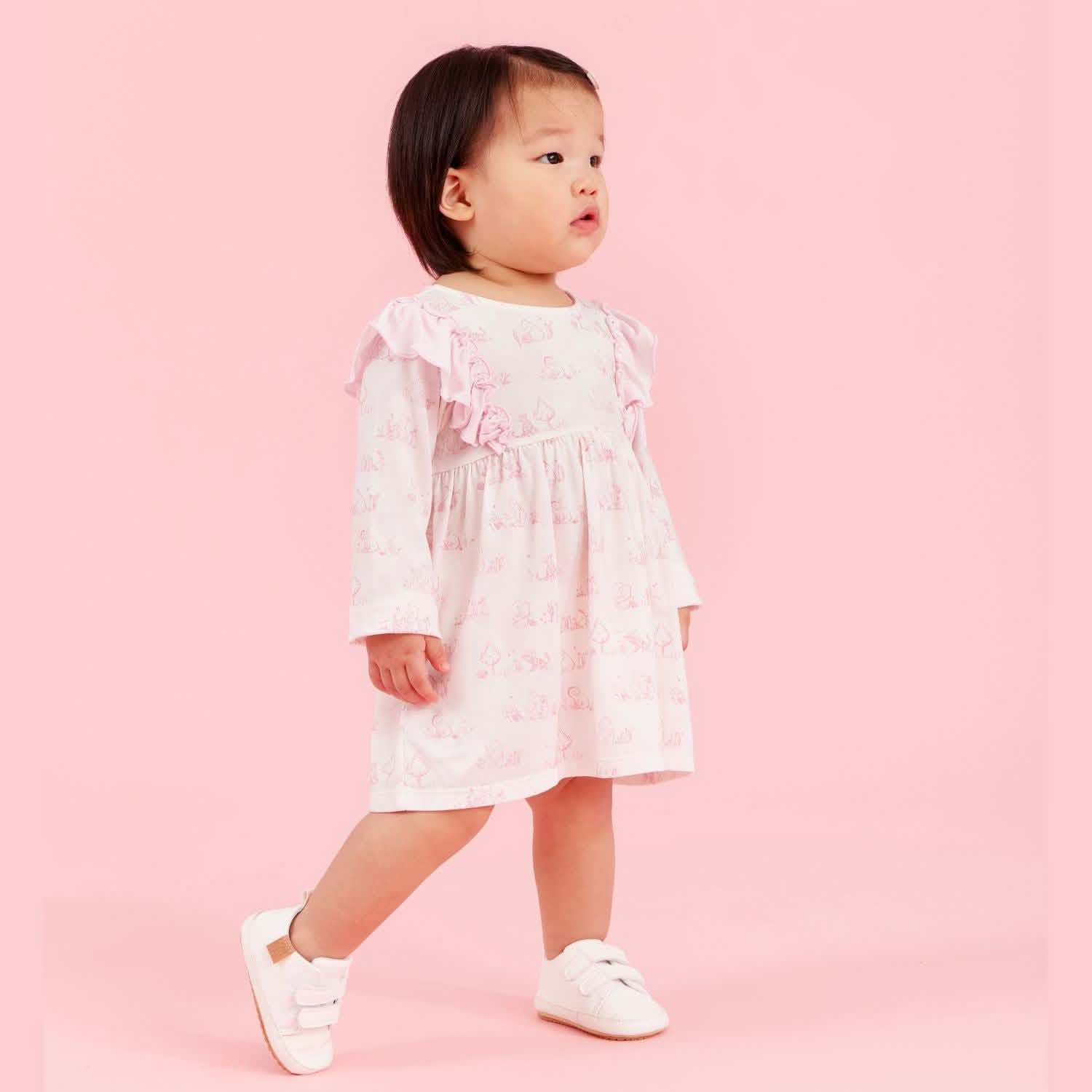 Disney | Magnetic Me sweeter than hunny little baby dress + diaper cover set - re-loved - Image 3