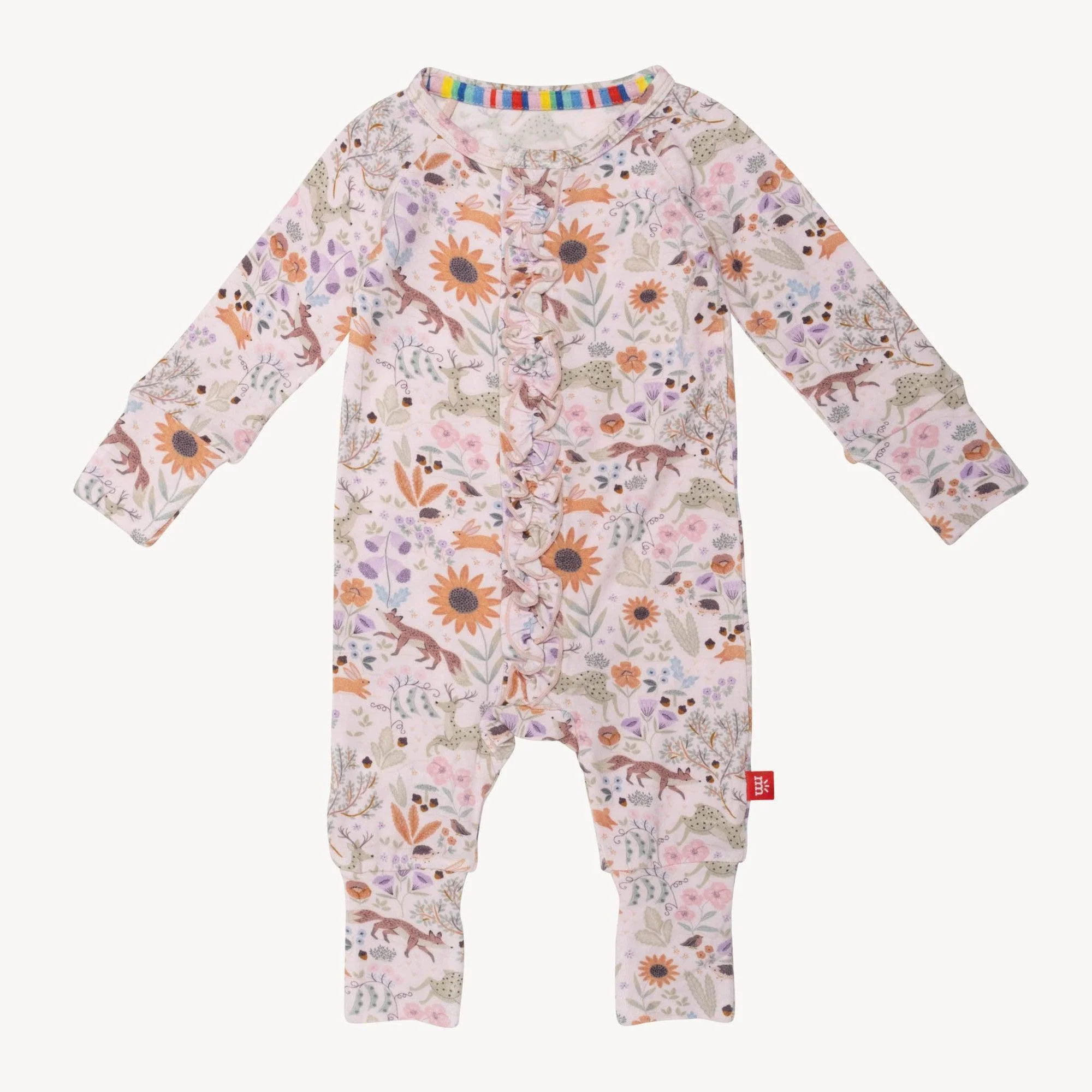 garden of dreams modal magnetic convertible grow with me coverall - re-loved