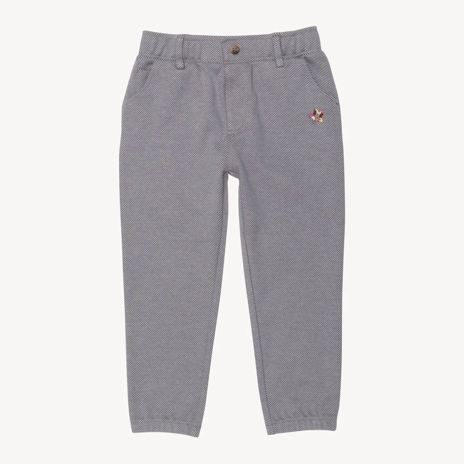 gray cotton magnetic pant - re-loved