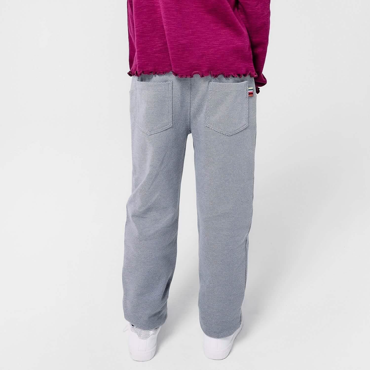 gray cotton magnetic pant - re-loved - Image 2