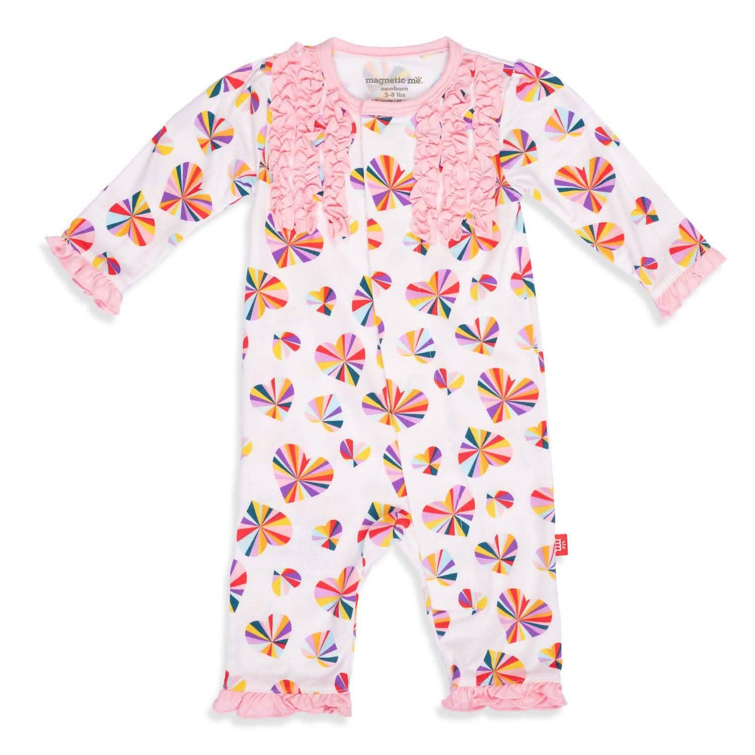 groove is in the heart modal magnetic ruffle coverall - re-loved - Image 2