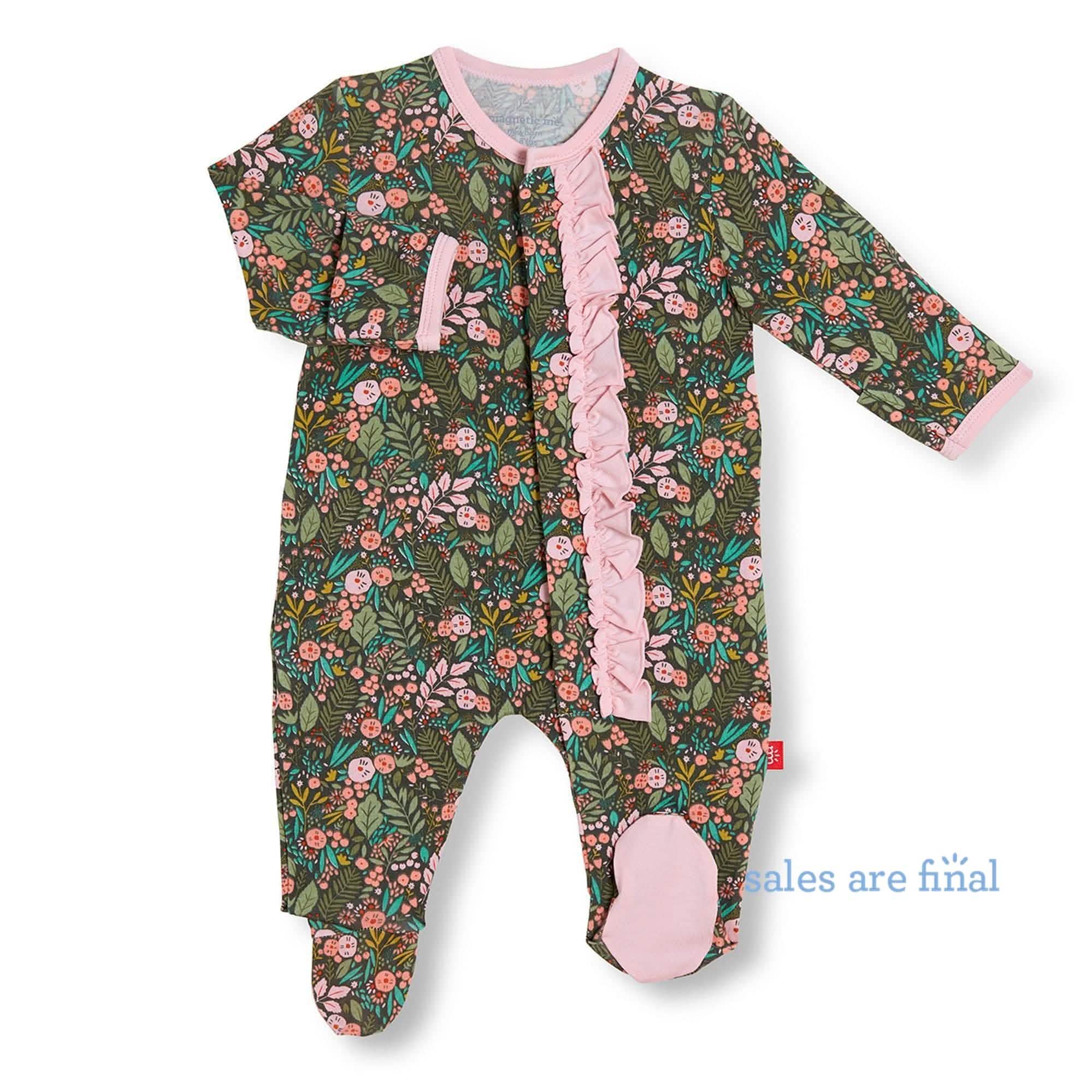 harlow modal magnetic footie - 0-3M (8-12 lb) - re-loved - Image 4