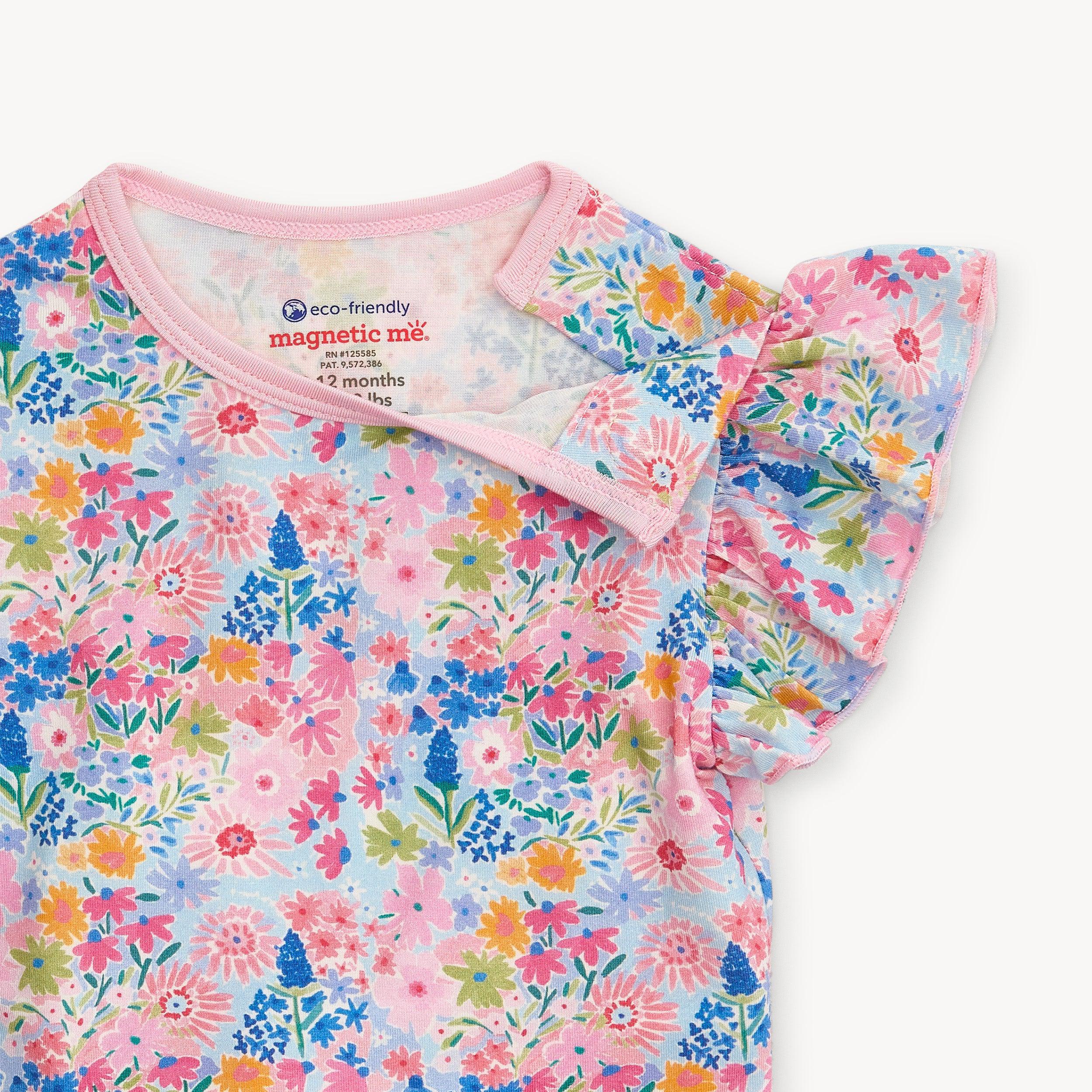lily modal magnetic no drama pajama ruffle short sleeve set - re-loved - Image 2