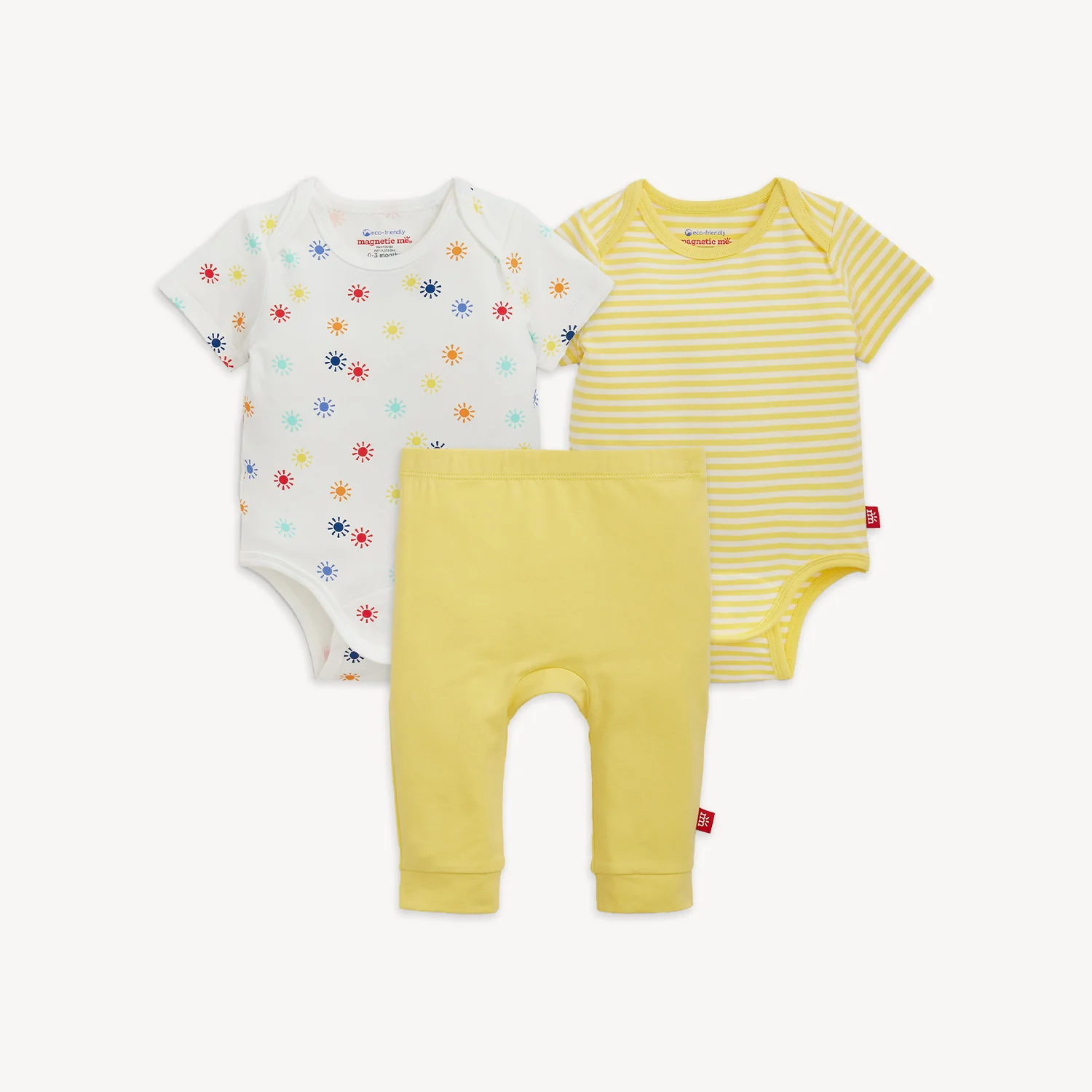 Magnetic 3-Pack Bodysuit & Pant