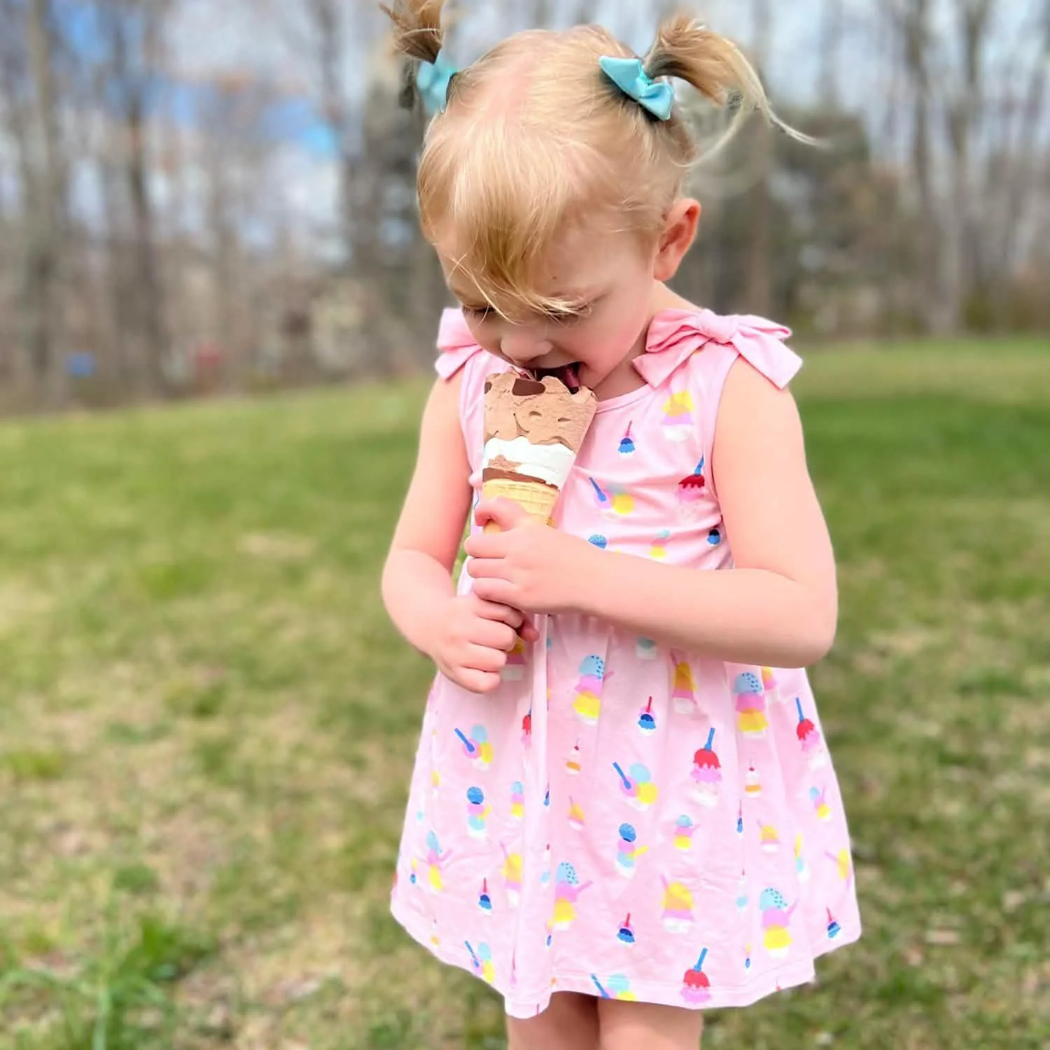 pink sundae funday modal magnetic easy peasy sleeveless dress - re-loved - Image 4