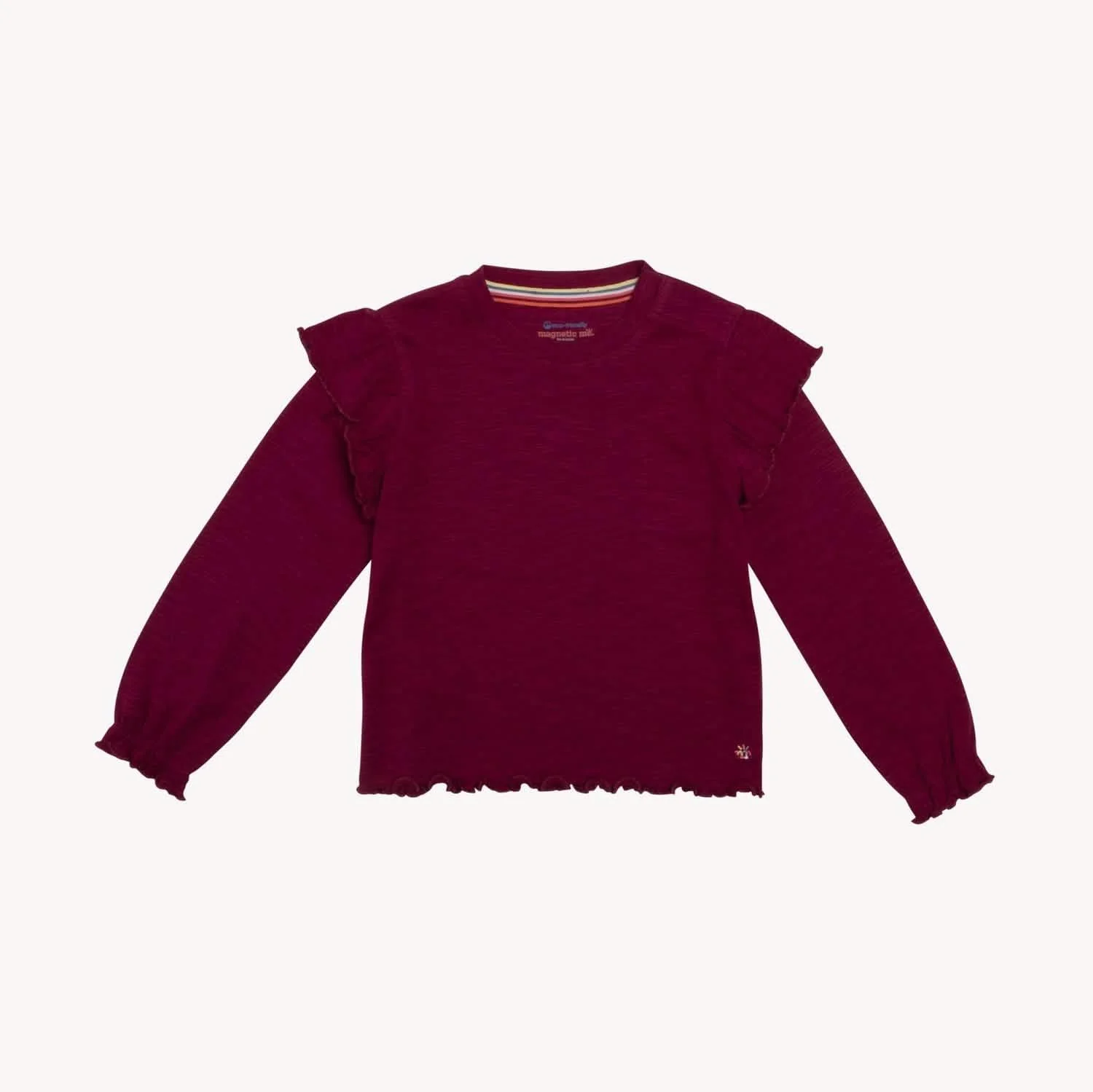 purple potion cotton magnetic long sleeve play all day top - re-loved - Image 2