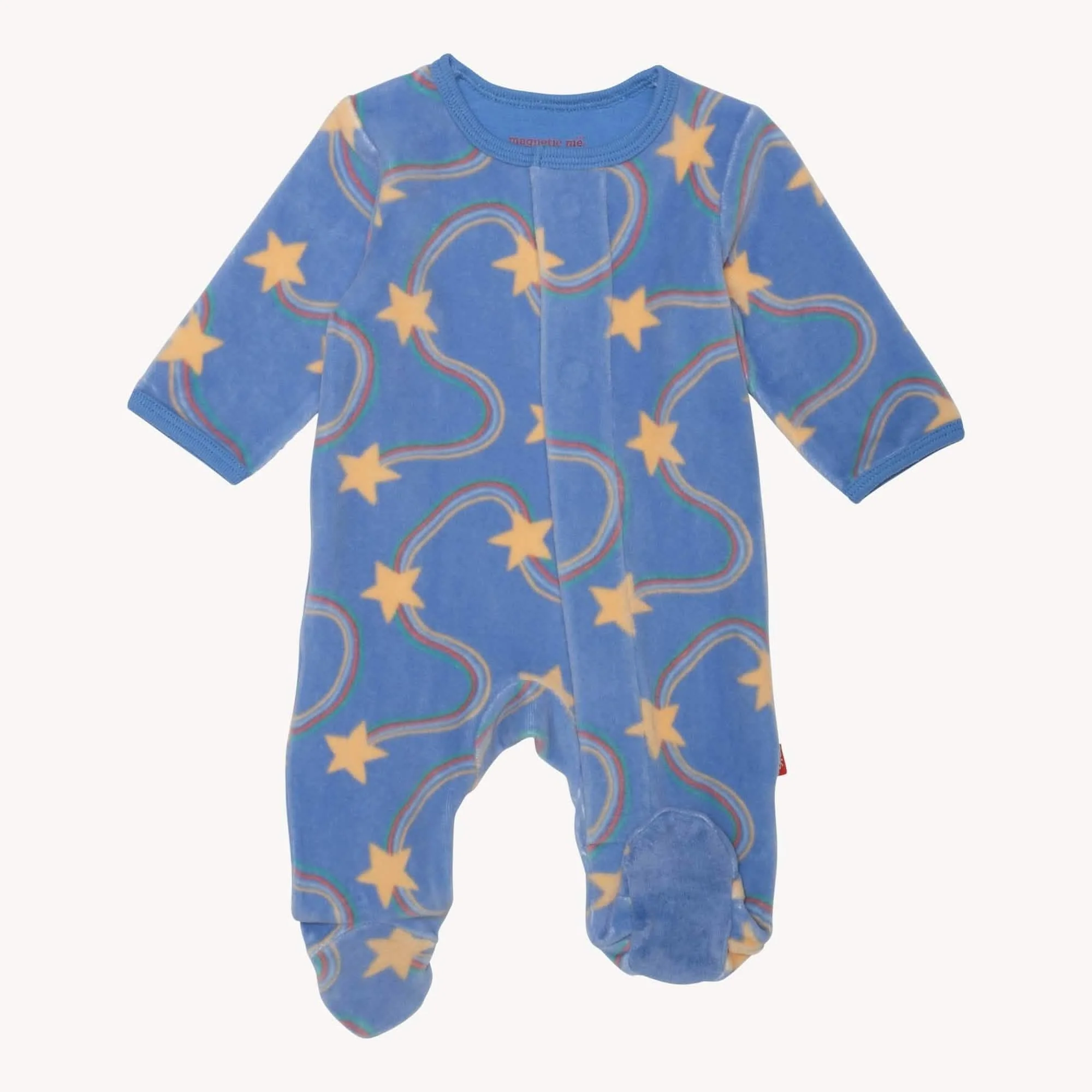starry nights velour magnetic parent favorite footie - re-loved - Image 8