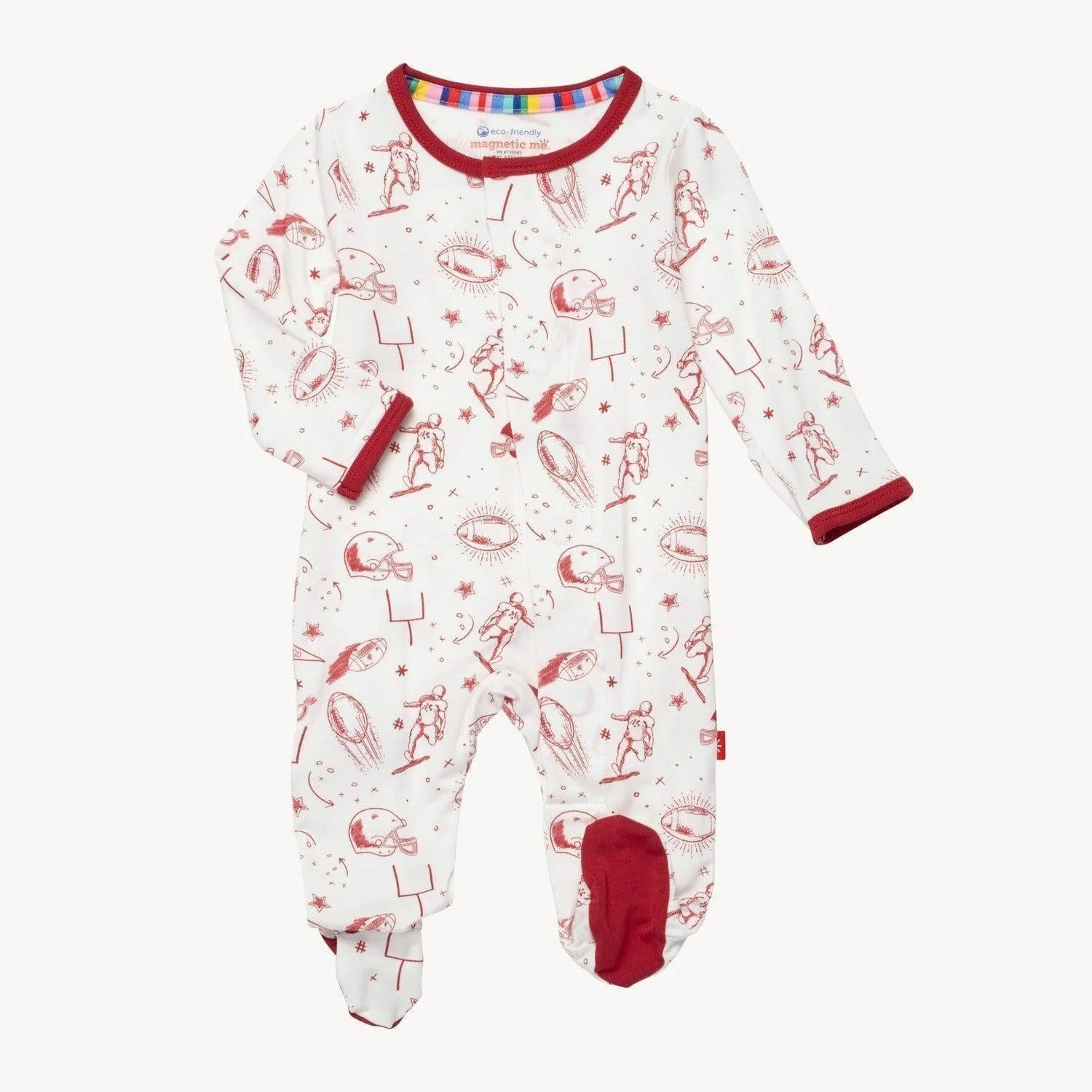 white game day modal magnetic parent favorite footie - re-loved